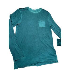 Cotton Citizen Teal Long Sleeve Tee